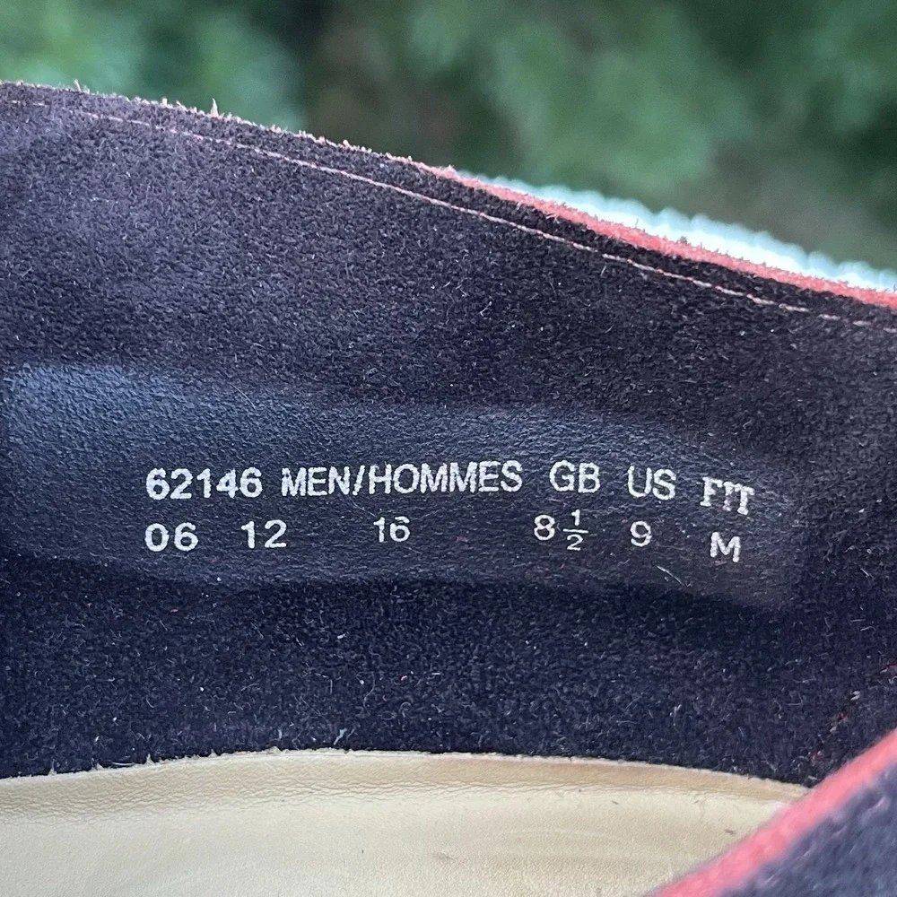 Clarks Originals Desert Trek Mens 9M Brown Suede Red Stitch Crepe Sole 62146